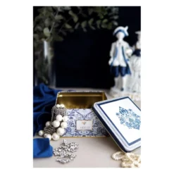 Purkki metallia neliö 1,9l Azulejos
