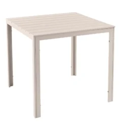 Puutarhapöytä beige 78x78cm