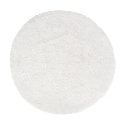 Pyöreä kylpyhuonematto ø80cm valkoinen