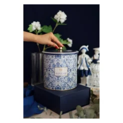 Pyöreä metallipurkki 4,1l Azulejos