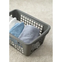 Pyykki- ja yleiskori 46l kivenharmaa