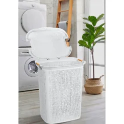 Pyykkikori Woow valkoinen 60l