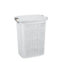Pyykkikori Woow valkoinen 60l