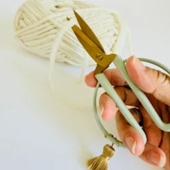 Retrosakset vihreä 14,5cm