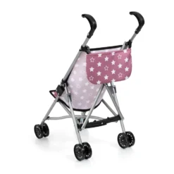 Sateenvarjorattaat pinkki/ tähdet