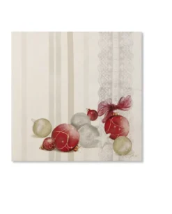 Servetti joulupallot 33x33cm