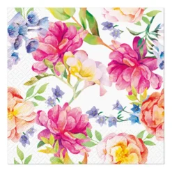 Servetti 33x33cm Orkidea ja pioni