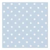 Servetti 25x25cm pilkut vaaleansininen