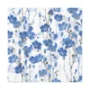 Servetti 33x33cm siniset kukat