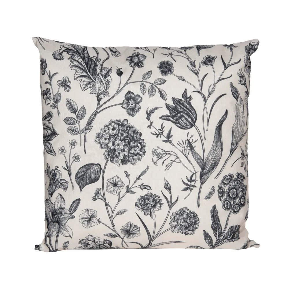 Sisustustyyny ulkokäyttöön 45x45cm Vintage Flower