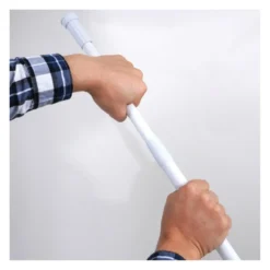 Suihkuverhotanko 70-120cm valkoinen