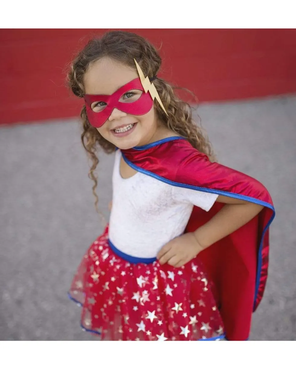 Supersankari tutu, viitta ja maski