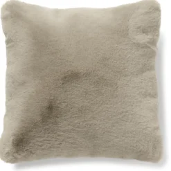 Tekoturkistyyny Fluffy taupe