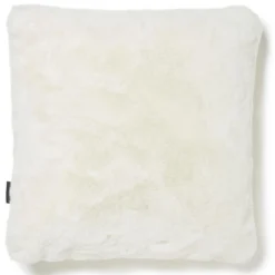 Tekoturkistyyny Fluffy valkoinen