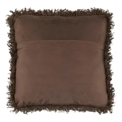 Tekoturkistyyny Wooly 45x45cm ruskea