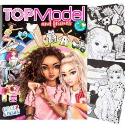 TOPModel & Friends väritys-suunnittelukirja