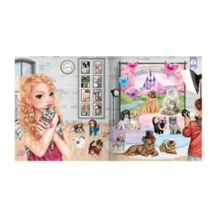 TOPModel Stickerworld KITTY and DOGGY