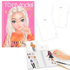 TOPModel taskuvärityskirja Love yourself