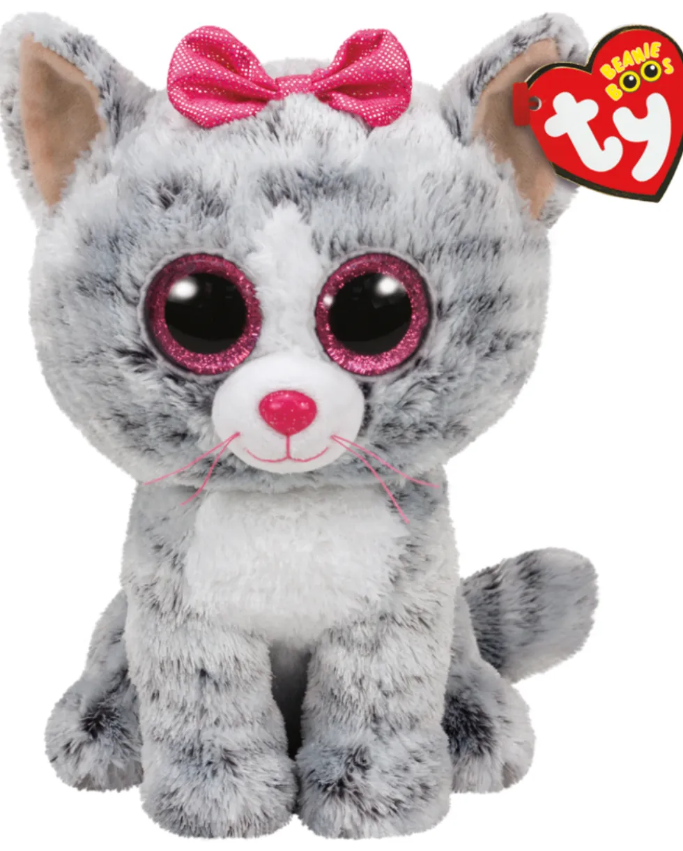 TY Beanie Boos Kiki harmaa kissa 23cm