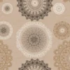 Vahakangas koristeelliset ympyrät, beige