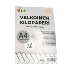 Valkoinen Kilopaperi A4 1kg